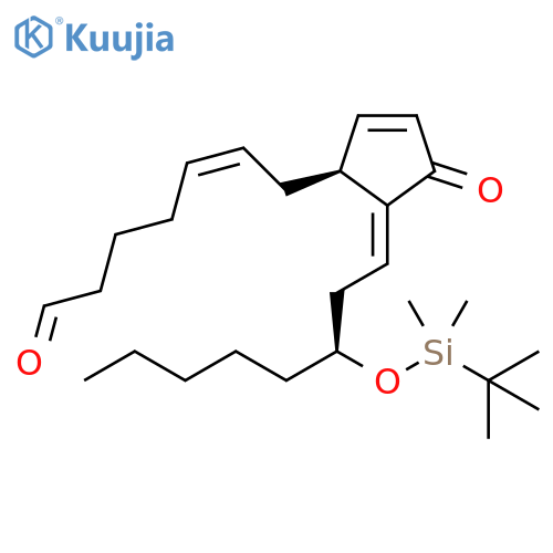 Prosta-5,9,12-trien-1-al, 15-[[(1,1-dimethylethyl)dimethylsilyl]oxy]-11-oxo-, (5Z,12E,15S)- structure