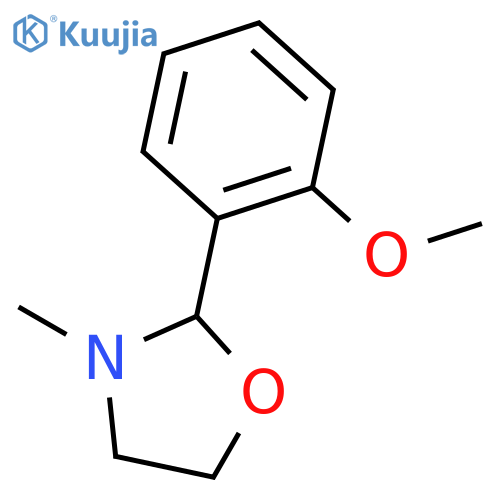 2-(2-methoxyphenyl)-3-methyl-1,3-oxazolidine structure