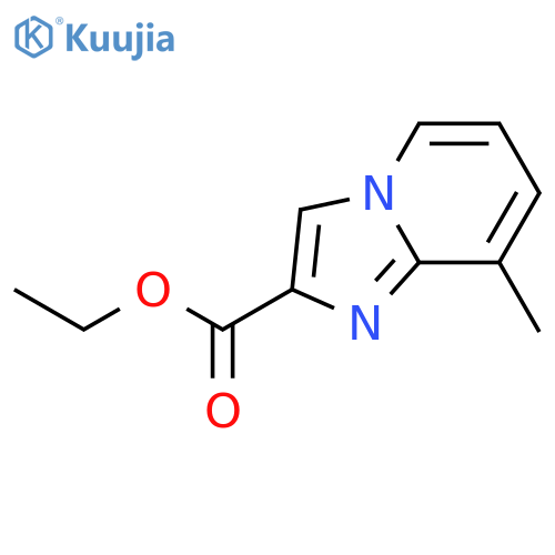 8-Methylimidazo1,2-apyridine-2-carboxylic acid ethyl ester structure
