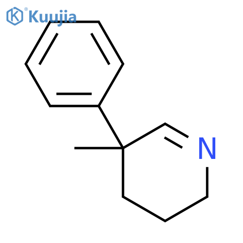Pyridine, 2,3,4,5-tetrahydro-5-methyl-5-phenyl- structure