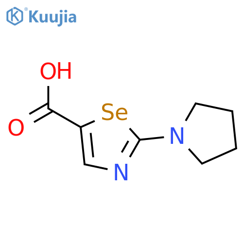 5-SELENAZOLECARBOXYLIC ACID, 2-(1-PYRROLIDINYL)- structure