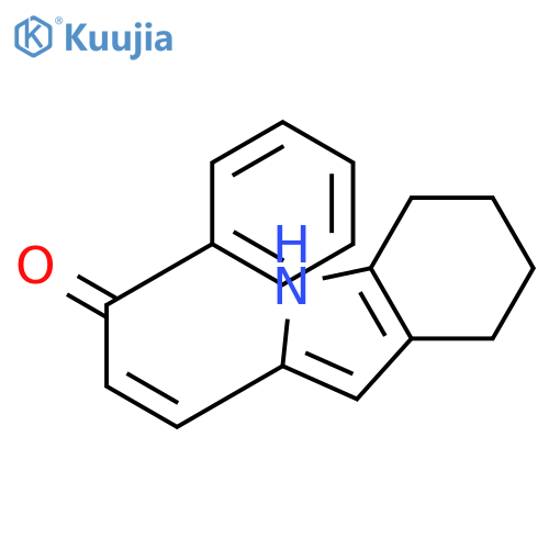 2-PROPEN-1-ONE, 1-PHENYL-3-(4,5,6,7-TETRAHYDRO-1H-INDOL-2-YL)-, (2Z)- structure