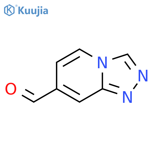 1,2,4-Triazolo[4,3-a]pyridine-7-carboxaldehyde (9CI) structure