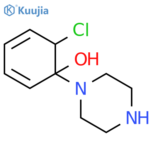 Phenol, chloro-1-piperazinyl- structure