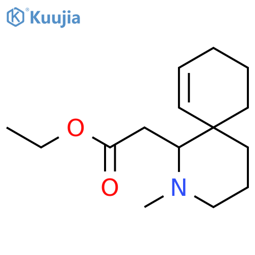 2-AZASPIRO[5.5]UNDEC-7-ENE-1-ACETIC ACID, 2-METHYL-, ETHYL ESTER structure