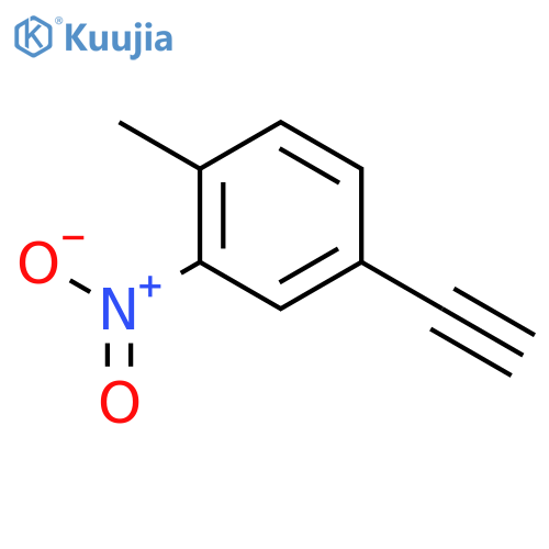 4-ethynyl-1-methyl-2-nitrobenzene structure
