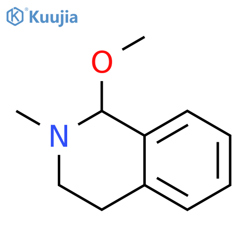 1,2,3,4-tetrahydro-1-methoxy-2-methyl-Isoquinoline structure