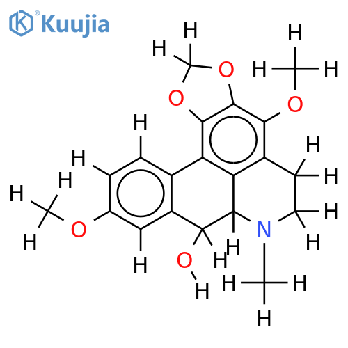(7aS)-4,10-dimethoxy-7-methyl-(7ar)-6,7,7a,8-tetrahydro-5H-benzo[g][1,3]dioxolo[4',5':4,5]benzo[1,2,3-de]quinolin-8c-ol structure