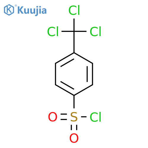 BENZENESULFONYL CHLORIDE, 4-(TRICHLOROMETHYL)- structure
