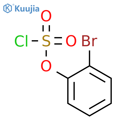 Chlorosulfuric acid, 2-bromophenyl ester structure