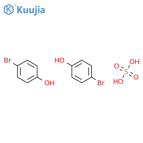 Phenol, 4-bromo-, sulfate (2:1) structure