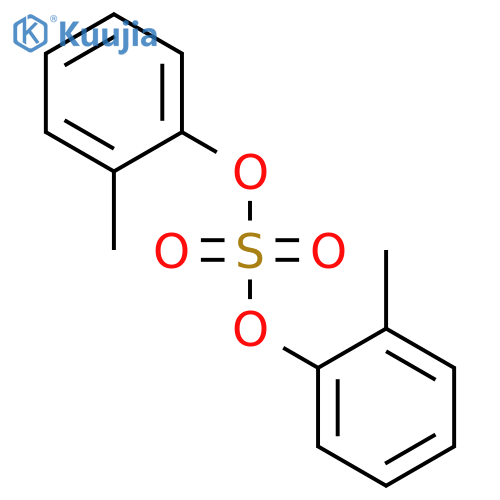 Sulfuric acid, bis(2-methylphenyl) ester structure