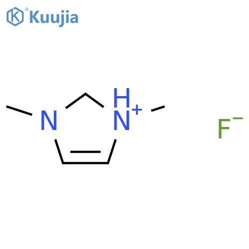 1H-Imidazolium, 1,3-dimethyl-, fluoride structure