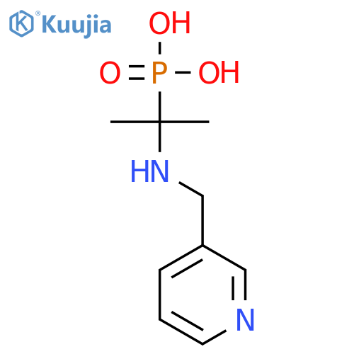 Phosphonic acid, [1-methyl-1-[(3-pyridinylmethyl)amino]ethyl]- structure