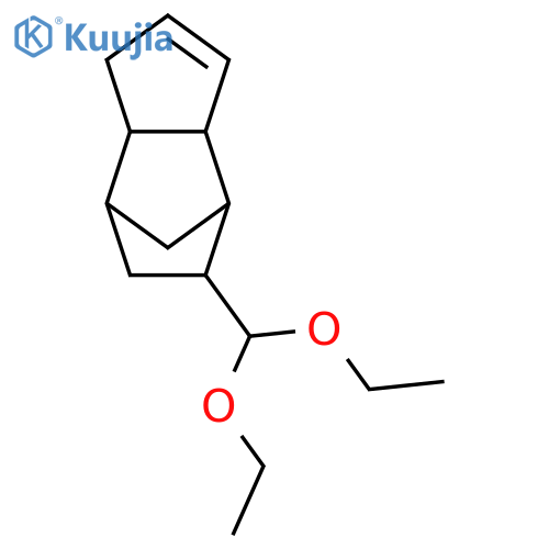 3A,4,5,6,7,7A-HEXAHYDRO-4,7-METHANOINDENE-5-CARBOXALDEHYDE DIETHYL ACETAL structure