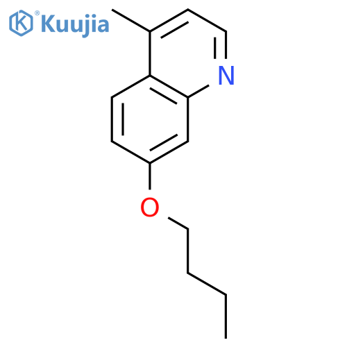 QUINOLINE, 7-BUTOXY-4-METHYL- structure