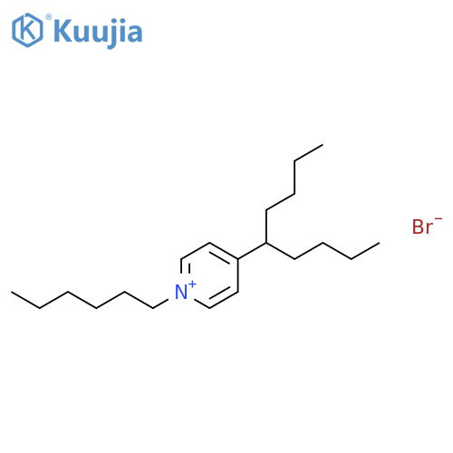 1-Hexyl-4-(nonan-5-YL)pyridin-1-ium bromide structure