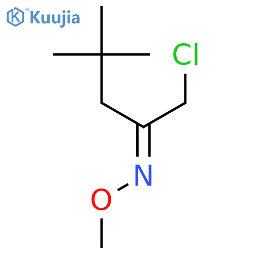 2-PENTANONE, 1-CHLORO-4,4-DIMETHYL-, O-METHYLOXIME structure