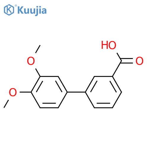3',4'-Dimethoxybiphenyl-3-carboxylic acid structure