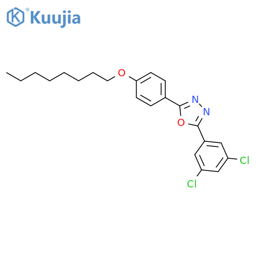 1,3,4-OXADIAZOLE, 2-(3,5-DICHLOROPHENYL)-5-[4-(OCTYLOXY)PHENYL]- structure