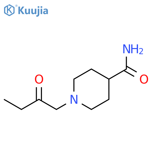 4-PIPERIDINECARBOXAMIDE, 1-(2-OXOBUTYL)- structure