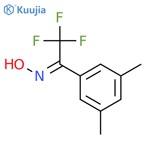 Ethanone, 1-(3,5-dimethylphenyl)-2,2,2-trifluoro-, oxime structure