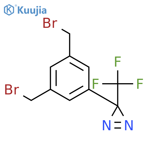 3H-DIAZIRINE, 3-[3,5-BIS(BROMOMETHYL)PHENYL]-3-(TRIFLUOROMETHYL)- structure