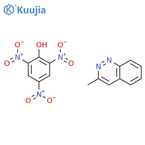 CINNOLINE, 3-METHYL-, COMPD. WITH 2,4,6-TRINITROPHENOL structure