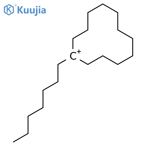 Cyclododecylium, 1-heptyl- structure