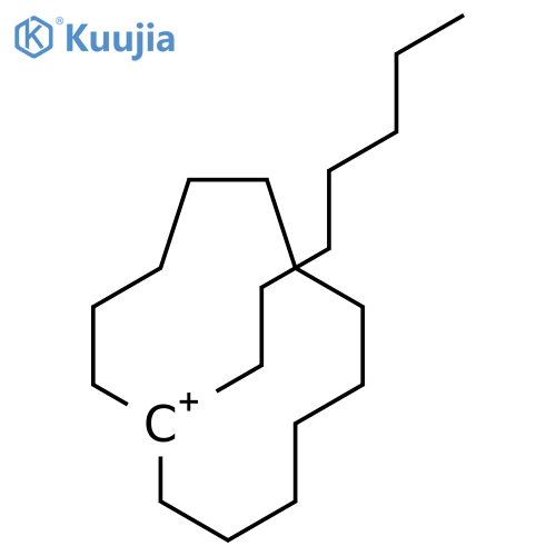 Cyclotridecylium, 1-heptyl- structure