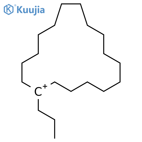 Cycloheptadecylium, 1-propyl- structure