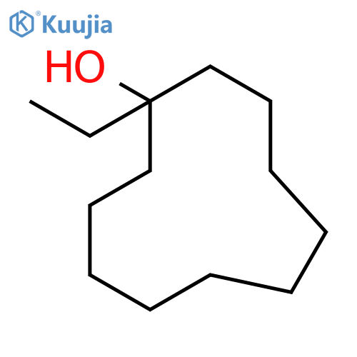 Cycloundecanol, 1-ethyl- structure