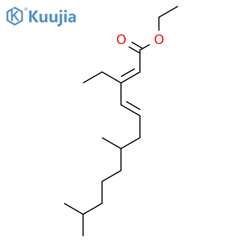 2,4-DODECADIENOIC ACID, 3-ETHYL-7,11-DIMETHYL-, ETHYL ESTER, (E,E)- structure