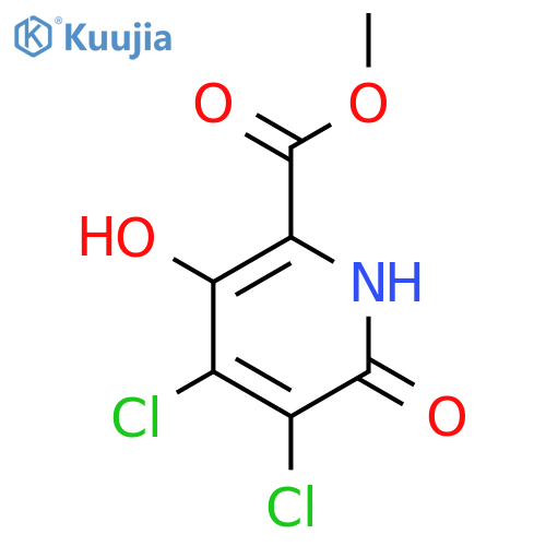 Methyl 4,5-dichloro-3-hydroxy-6-oxo-1,6-dihydropyridine-2-carboxylate structure