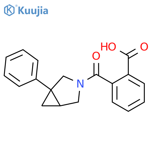 BENZOIC ACID, 2-[(1-PHENYL-3-AZABICYCLO[3.1.0]HEX-3-YL)CARBONYL]- structure