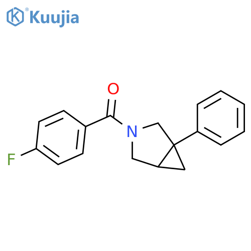 3-AZABICYCLO[3.1.0]HEXANE, 3-(4-FLUOROBENZOYL)-1-PHENYL- structure