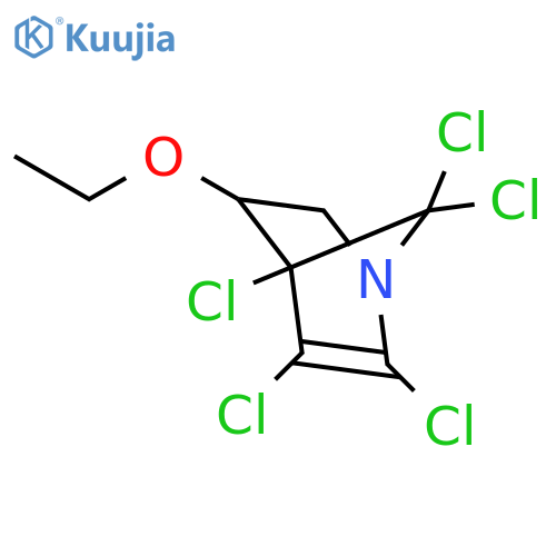 1-Azabicyclo[2.2.1]hept-2-ene, 2,3,4,7,7-pentachloro-5-ethoxy- structure