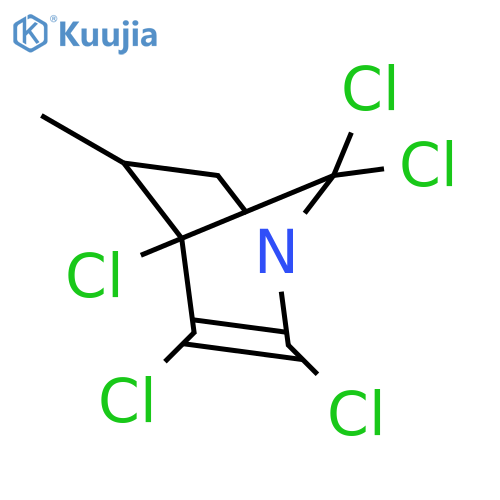 1-Azabicyclo[2.2.1]hept-2-ene, 2,3,4,7,7-pentachloro-5-methyl- structure
