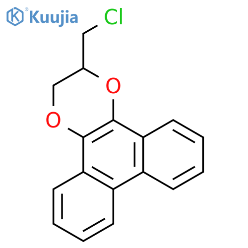 PHENANTHRO[9,10-B]-1,4-DIOXIN, 2-(CHLOROMETHYL)-2,3-DIHYDRO- structure