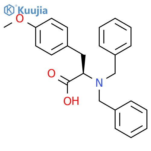 D-Tyrosine, O-methyl-N,N-bis(phenylmethyl)- structure