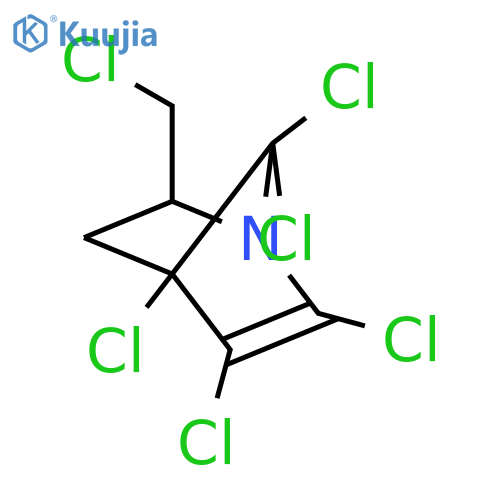 1-AZABICYCLO[2.2.1]HEPT-2-ENE, 2,3,4,7,7-PENTACHLORO-6-(CHLOROMETHYL)- structure