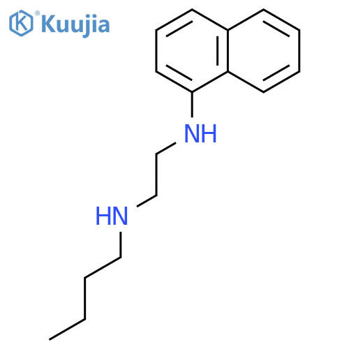 1,2-Ethanediamine, N-butyl-N'-1-naphthalenyl- structure