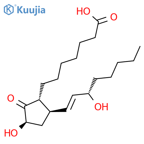 Prost-13-en-1-oic acid, 10,15-dihydroxy-9-oxo-, (10b,13E,15S)- structure