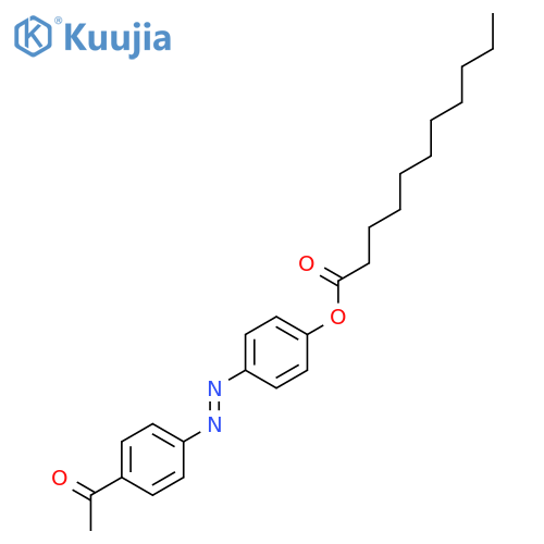 Undecanoic acid, 4-[(4-acetylphenyl)azo]phenyl ester structure