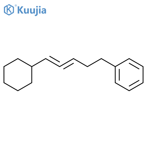 BENZENE, (5-CYCLOHEXYL-3,4-PENTADIENYL)- structure
