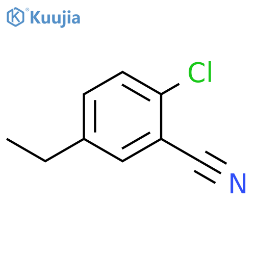 Benzonitrile, 2-chloro-5-ethyl- structure