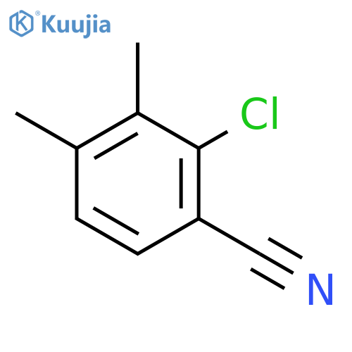 2-chloro-3,4-dimethylbenzonitrile structure