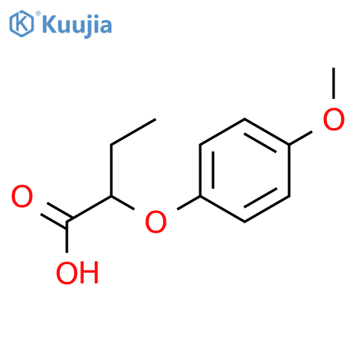 2-(4-Methoxyphenoxy)butanoic acid structure