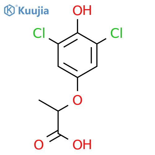 PROPANOIC ACID, 2-(3,5-DICHLORO-4-HYDROXYPHENOXY)- structure