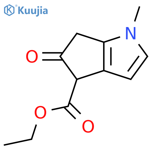 1,4,5,6-tetrahydro-1-methyl-5-oxo-Cyclopenta[b]pyrrole-4-carboxylic acid ethyl ester structure